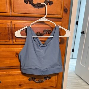 Fabletics Slate Blue Sports Bra